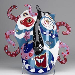 BROCKMAN Ruth 1955,Venetian glass mask,1980,Rago Arts and Auction Center US 2010-04-24