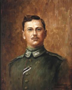 BROCKMANN L,Brustbildniseines Soldaten,1916,DAWO Auktionen DE 2011-02-24