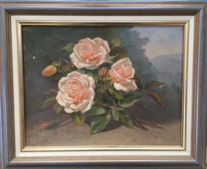 BROCQ Pierre Jules 1811,Nature morte au bouquet de roses,Sadde FR 2019-03-20