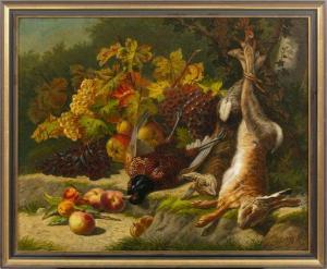 BROCQ Pierre Jules 1811,Still life game and fruit,1847,Marques dos Santos PT 2020-12-16