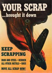 BRODER S,YOUR SCRAP . . . BROUGHT IT DOWN!,1942,Swann Galleries US 2020-08-27
