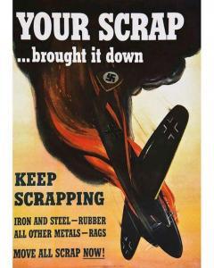 BRODER S,Your Scrap brought it down Keep Scrapping,1942,Millon & Associés FR 2020-02-26