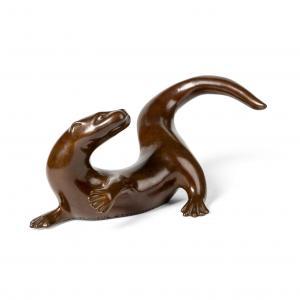 BRODERICK Laurence 1935,Playful Otter Maquette VII,Lyon & Turnbull GB 2023-10-27