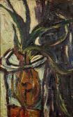 BRODERICK Laurence 1935,Still life of a potted plant,Rosebery's GB 2021-03-24