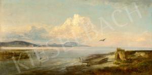 BRODSZKY Sandor 1819-1901,View of Lake Balaton,Kieselbach HU 2023-05-22