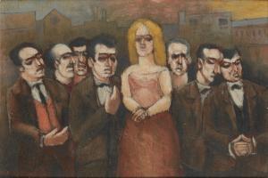 BRODZKY Horace Ascher 1885-1969,Welsh Boys in the Choir with Diva,1964,Rosebery's GB 2024-03-12