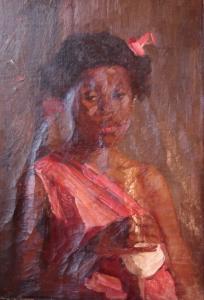 Broeckman MA,Portrait Jeune fille noire américaine,1932,Tajan FR 2007-11-14