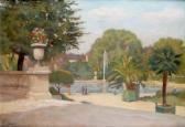 BROET Adolphe Félix 1800-1900,LE JARDIN PUBLIC,Pillon FR 2013-10-27