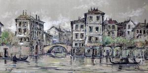 BROGGI Mario 1890-1952,Venice scene,Warren & Wignall GB 2018-02-07