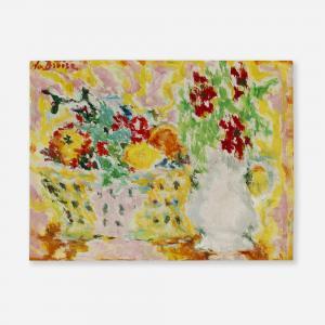 BROISE JACQUES DE LA 1900-1900,Untitled (Flowers and Fruit),Rago Arts and Auction Center 2023-11-10