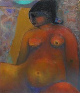 BROMBERG Miriam,Pregnant Nude,1970,Ro Gallery US 2024-02-07