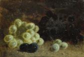 BROMLEY C. Shailor 1800-1800,Grapes on a mossy bank,1887,Rosebery's GB 2020-01-25