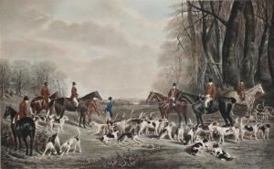 BROMLEY Frederick 1832-1870,Sir Richard Sutton and the Quorn Hounds,Bruun Rasmussen DK 2018-02-05