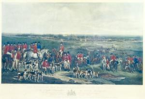 BROMLEY Frederick,The meeting of Her Majesty's staghounds on Ascot H,1839,Leo Spik 2017-12-07