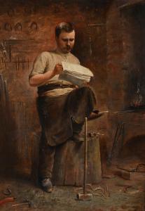 BROMLEY H.Thomas 1800-1800,The blacksmith,1888,Dreweatts GB 2017-04-19