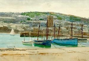 BROMLEY John Mallard 1858-1939,A View of St Ives,David Lay GB 2023-06-15