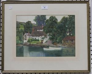 BROMLEY John,View of a Village,Tooveys Auction GB 2017-02-22