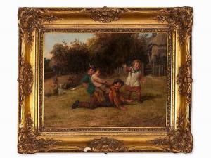 BROMLEY JR William 1818-1888,Children Playing,1885,Auctionata DE 2014-10-06