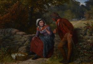 BROMLEY William I 1769-1842,Gossip at the stile,Gilding's GB 2019-12-03