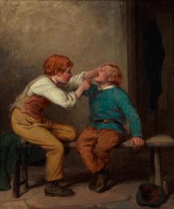 BROMLEY William III 1835-1888,The young dentist,1872,Bonhams GB 2023-11-15