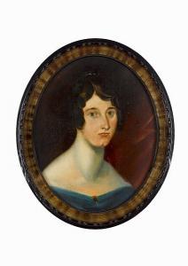 BRONTë Patrick Branwell 1817-1848,Portrait in oils of Maria Taylor of Stanbury,Sotheby's 2007-11-13