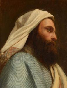 BROOK Maria Burnham 1872-1885,Head of a man in Arab dress,Mallams GB 2020-02-26