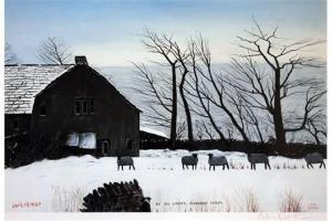 BROOK Peter 1927-2009,"Christmas by an Empty Pennine Farm",Warren & Wignall GB 2015-05-20