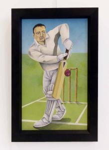 BROOKE David 1956,Batsman at the Crease,Peter Wilson GB 2017-06-08