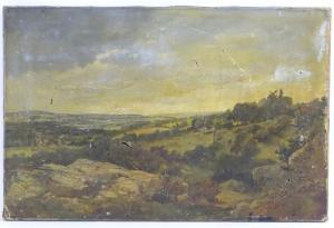 BROOKE Edward Adveno 1821-1910,An extensive countryside landscape with a p,1880,Claydon Auctioneers 2020-04-27