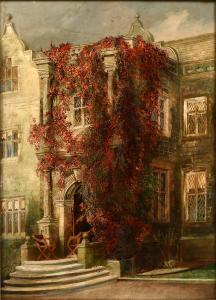 BROOKE Edward Adveno,Architectural Study, English Ivy Covered Building,1894,Burchard 2023-01-22