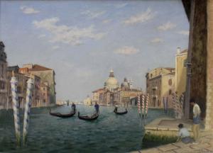 BROOKE FARRAR Charles 1899-1979,CANALE GRANDE, VENICE,1953,Lawrences GB 2018-07-06