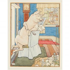 BROOKE Leonard Leslie 1862-1940,THE THREE LITTLE PIGS,1904,Lyon & Turnbull GB 2020-04-01