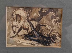 BROOKE William Henry 1772-1860,Study of a horse,Cheffins GB 2022-04-14