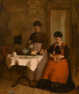 BROOKER Harry 1848-1940,A scene of two ladies in an interior,John Nicholson GB 2021-01-20