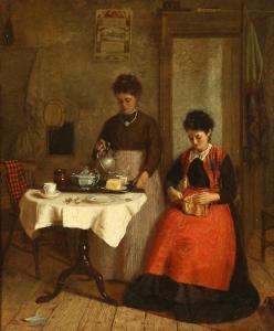 BROOKER Harry 1848-1940,A scene of two ladies in an interior,John Nicholson GB 2020-12-07