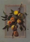 BROOKES Samuel Marsden 1816-1892,a still life with peaches,1881,Bonhams GB 2005-12-12
