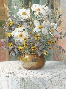 BROOKS ABBOTT Meredith 1938,Matilija Poppies and Sage,Bonhams GB 2023-11-08