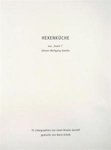 BROOKS GERLOFF Janet 1947-2008,Hexenkueche (aus Faust I von Joh,2002,Schmidt Kunstauktionen Dresden 2017-09-23