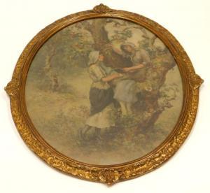 BROOKS Jacob 1877,Ladies picking apples,Golding Young & Co. GB 2021-09-15