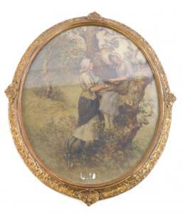BROOKS Jacob 1877,Ladies picking apples,Golding Young & Co. GB 2021-12-15