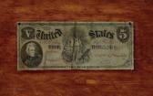 BROOKS Nicholas Alden 1840-1904,Five Dollar Bill,Christie's GB 2010-03-04