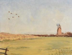 BROOKS R 1800-1800,Landscape With Windmill,Morgan O'Driscoll IE 2016-05-23