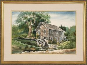 BROOKS ROBERT,The Brewster Grist Mill. Signed lower right "Rober,Eldred's US 2014-06-07