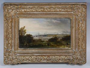 BROOKS William,Extensive View of a City, possibly Edinburgh,19th century,Tooveys Auction 2022-09-07