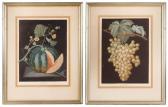 BROOKSHAW George 1751-1823,“Silver Rock Melon\” and \“Muscat of Alexandria\”,Eldred's US 2021-11-04