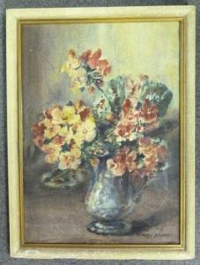 BROOM Marion L. 1878-1962,Geraniums,Simon Chorley Art & Antiques GB 2010-12-16