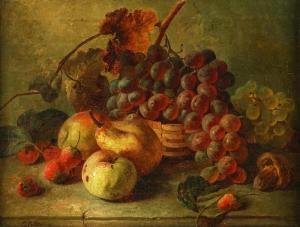 BROOME G.J 1867-1873,Still life of grapes and other fruit,Bellmans Fine Art Auctioneers 2021-05-25