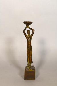 BROQUET Gaston 1880-1947,La Vierge noire au lempé, Bamako,Ferri FR 2024-04-05