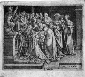 BROSAMER Hans 1500-1552,Salomons Götzendienst,1545,Galerie Bassenge DE 2019-05-29