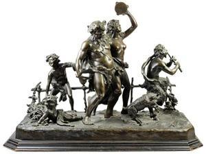 BROSE Carl 1880-1914,The Triumph of Silenus,Clars Auction Gallery US 2013-03-17